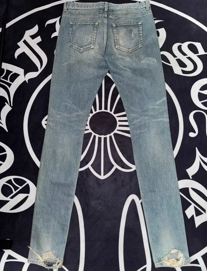 Saint Laurent SLP 14SS Distressed Jeans