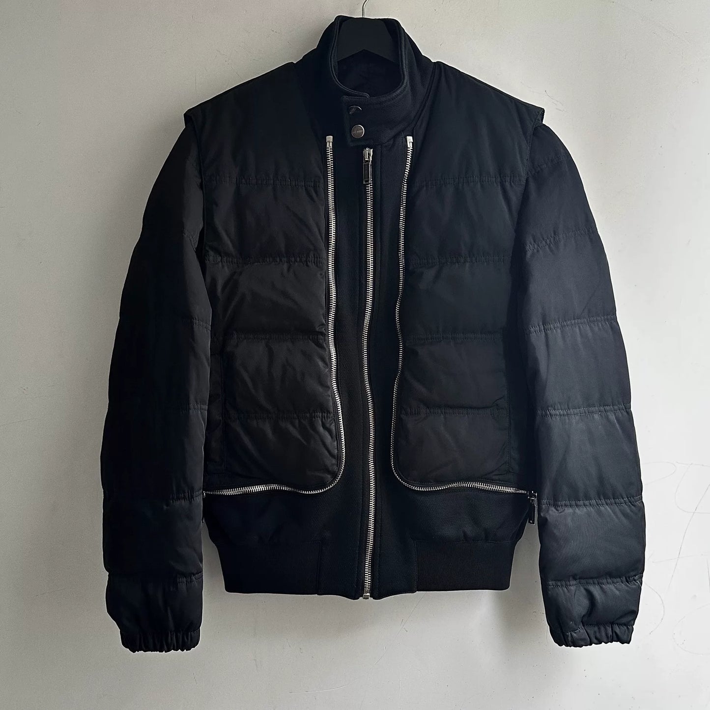 dirk bikkembergs zip-up down jacket