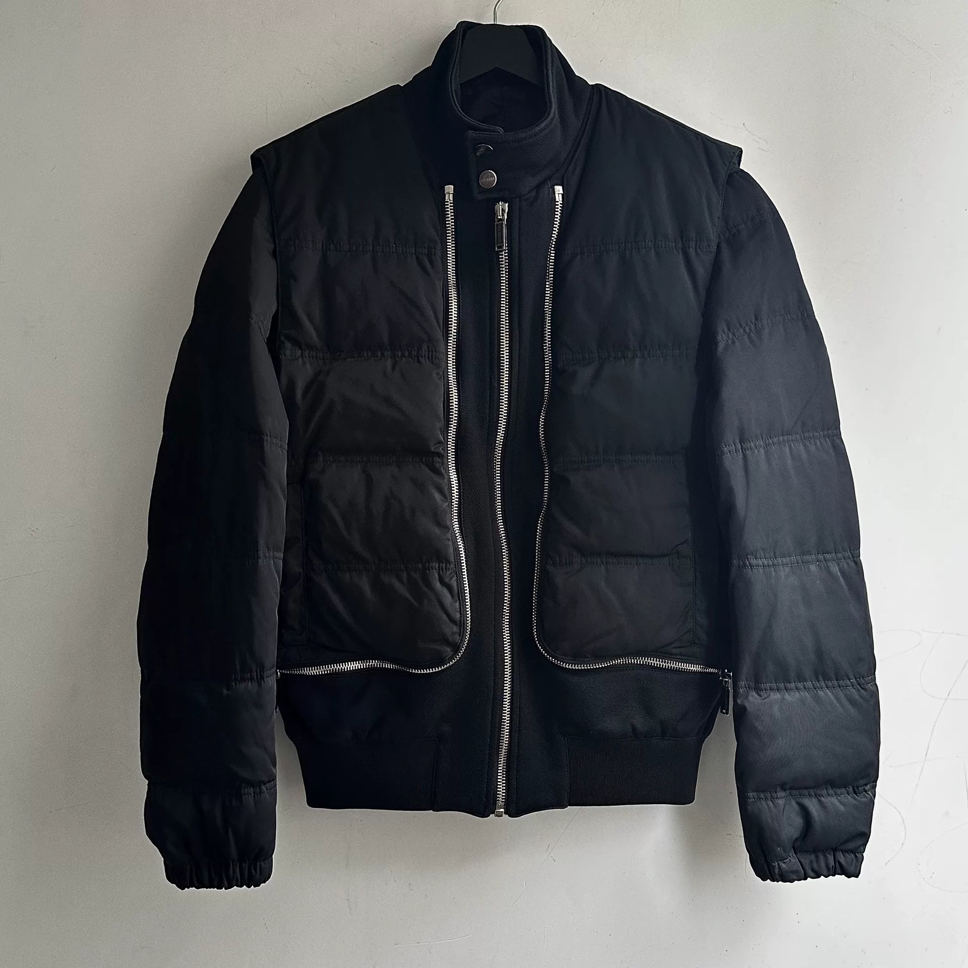 dirk bikkembergs zip-up down jacket