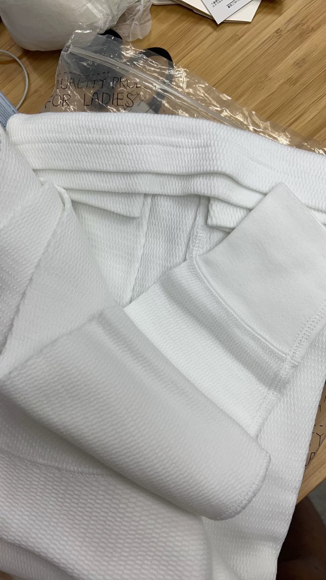 white visvim long sleeve thermal tee