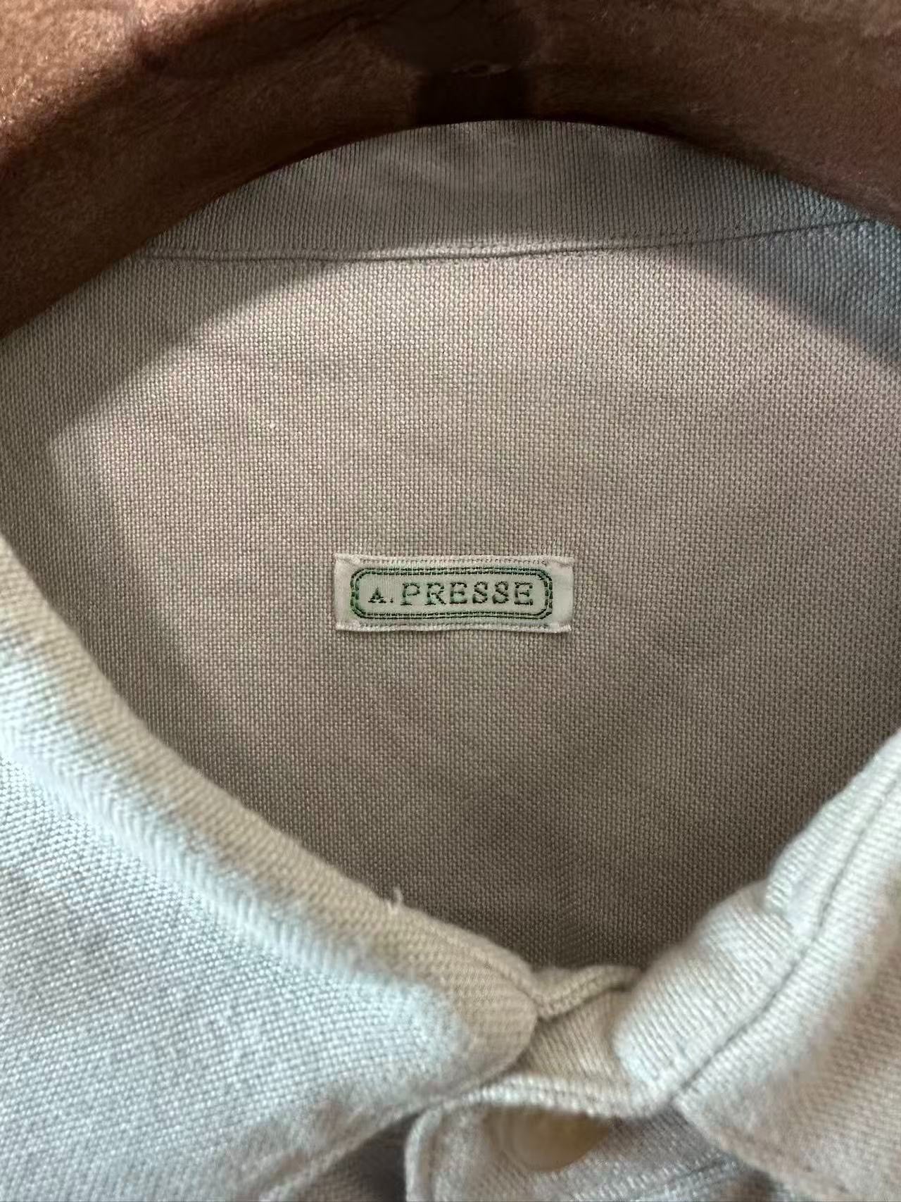 A.PRESSE 25SS Silk Blend Shirt