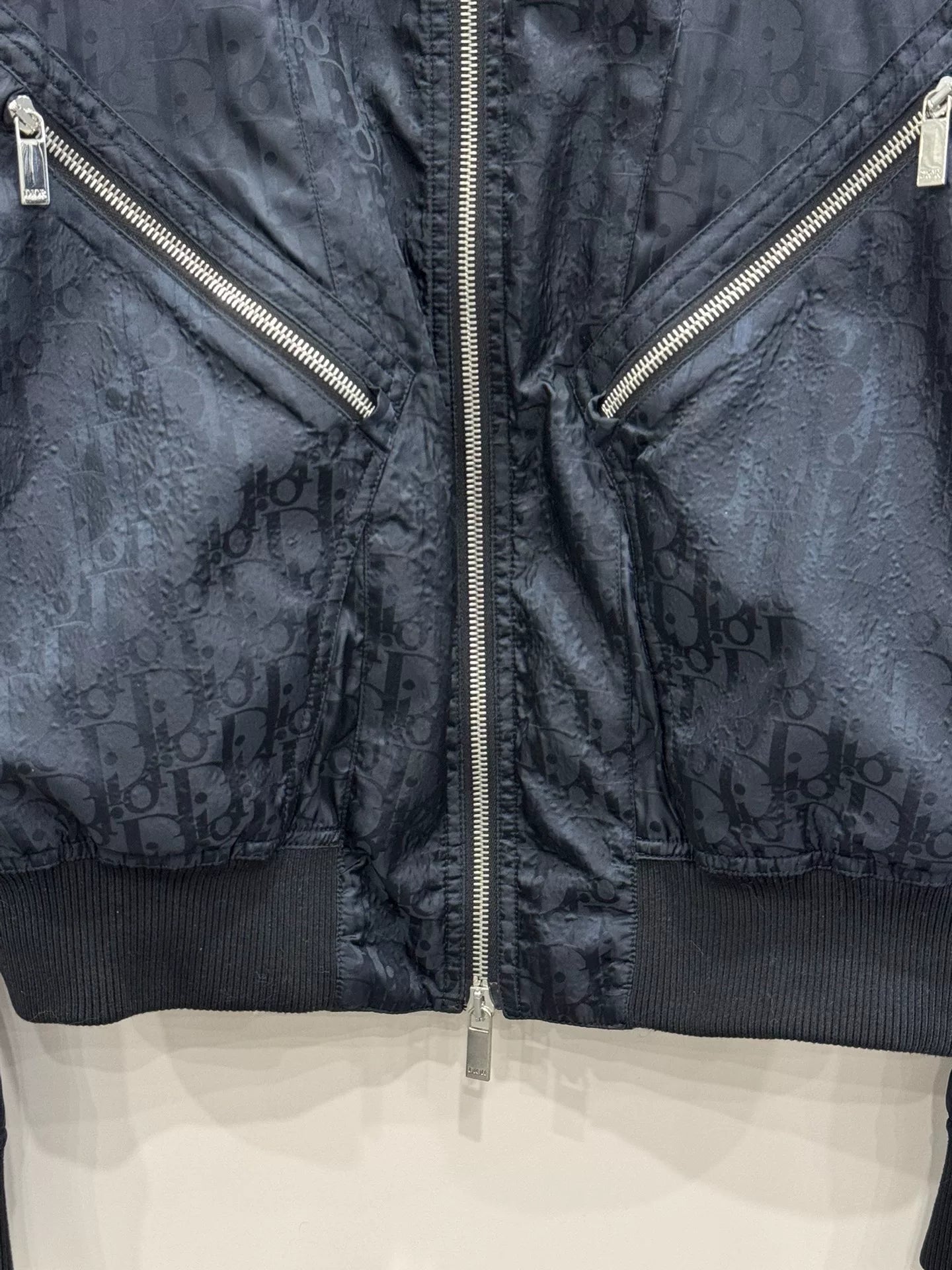 dior printed pilot jacket size 48