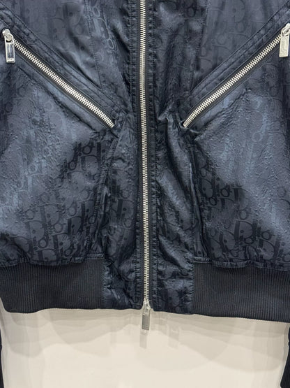 dior printed pilot jacket size 48