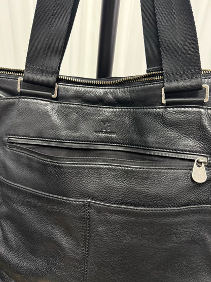 yohji yamamoto leather tote bag collaboration