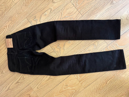 Iron Heart 555S-MB Black Denim Jeans