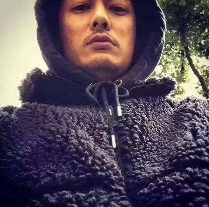 WTAPS Polar Jacket in Brown Fleece