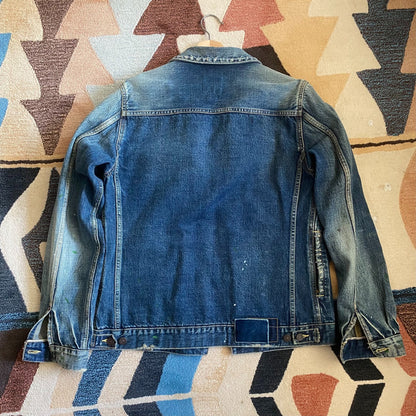 Visvim101 Denim Jacket with Paint Splatters