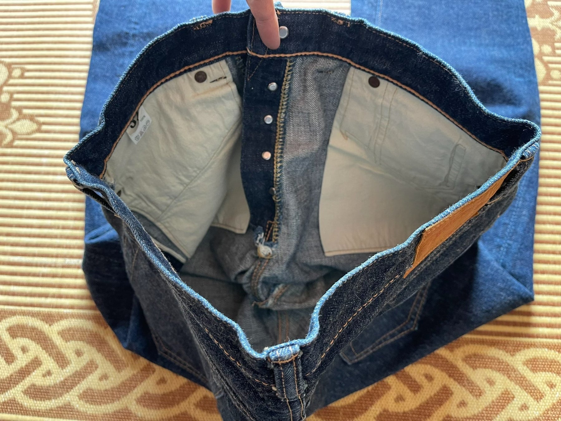 Warehouse 1001xx Offset Button Jeans W32