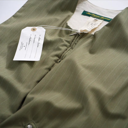 dark pattern wool vest by Paul Harnden