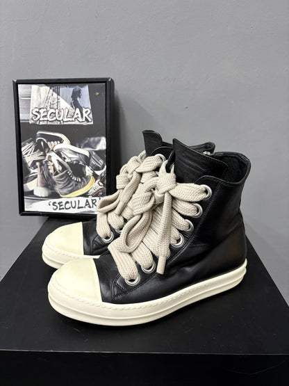 Rick Owens RO High-Top Leather Sneakers