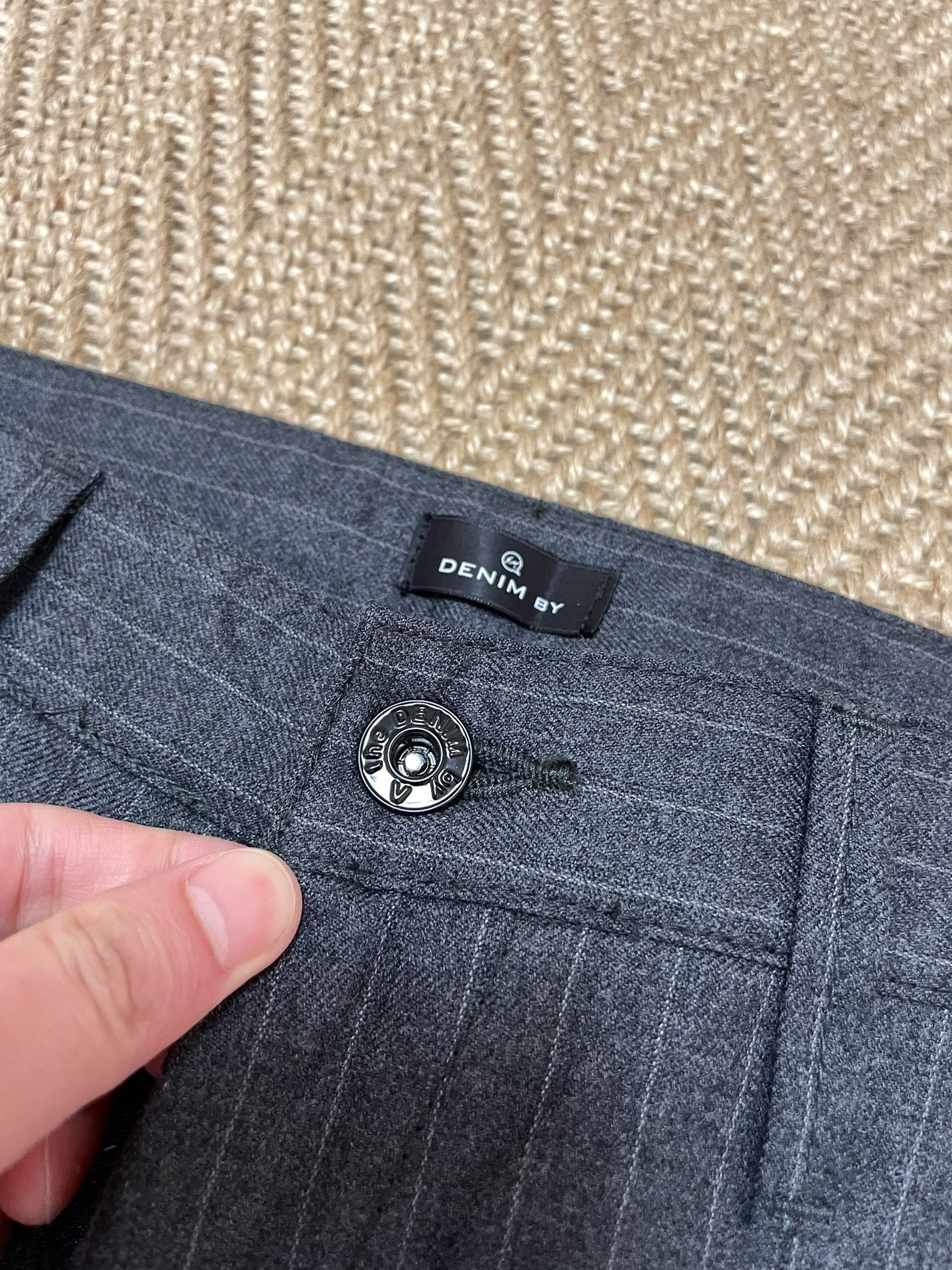 Denim by Vanquish & Fragment Wool Striped Pants