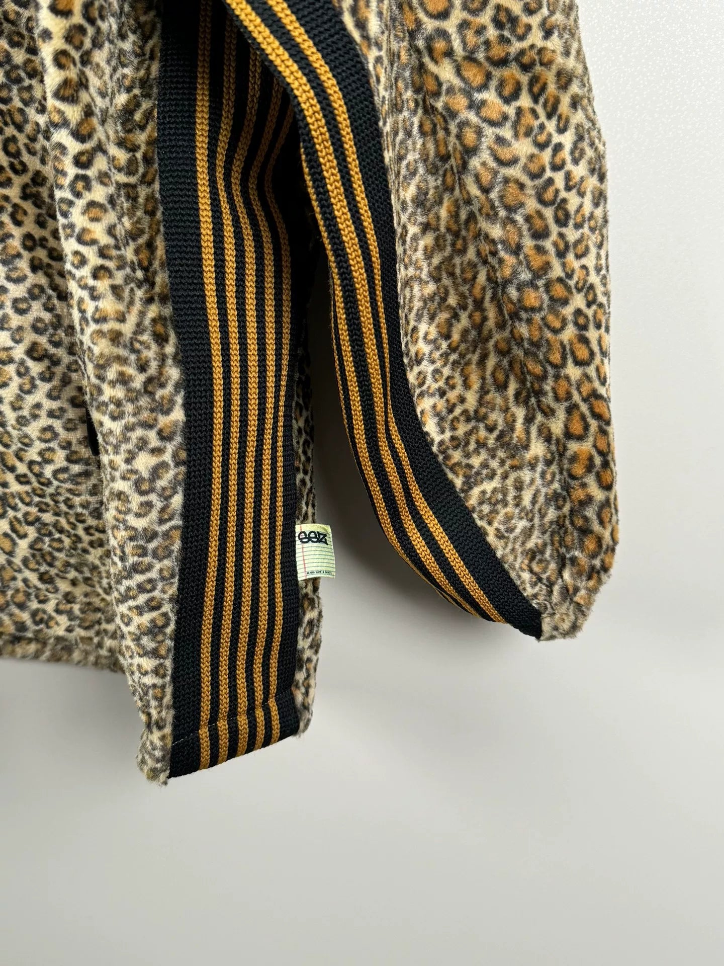 leopard print coach jacket size M