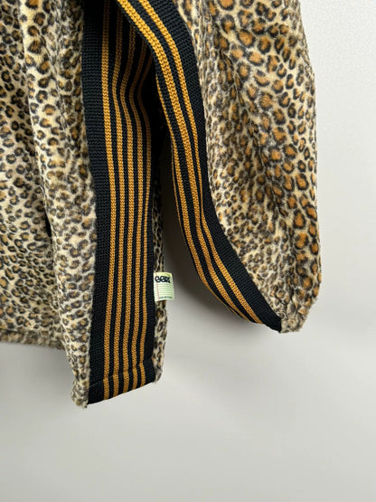 leopard print coach jacket size M
