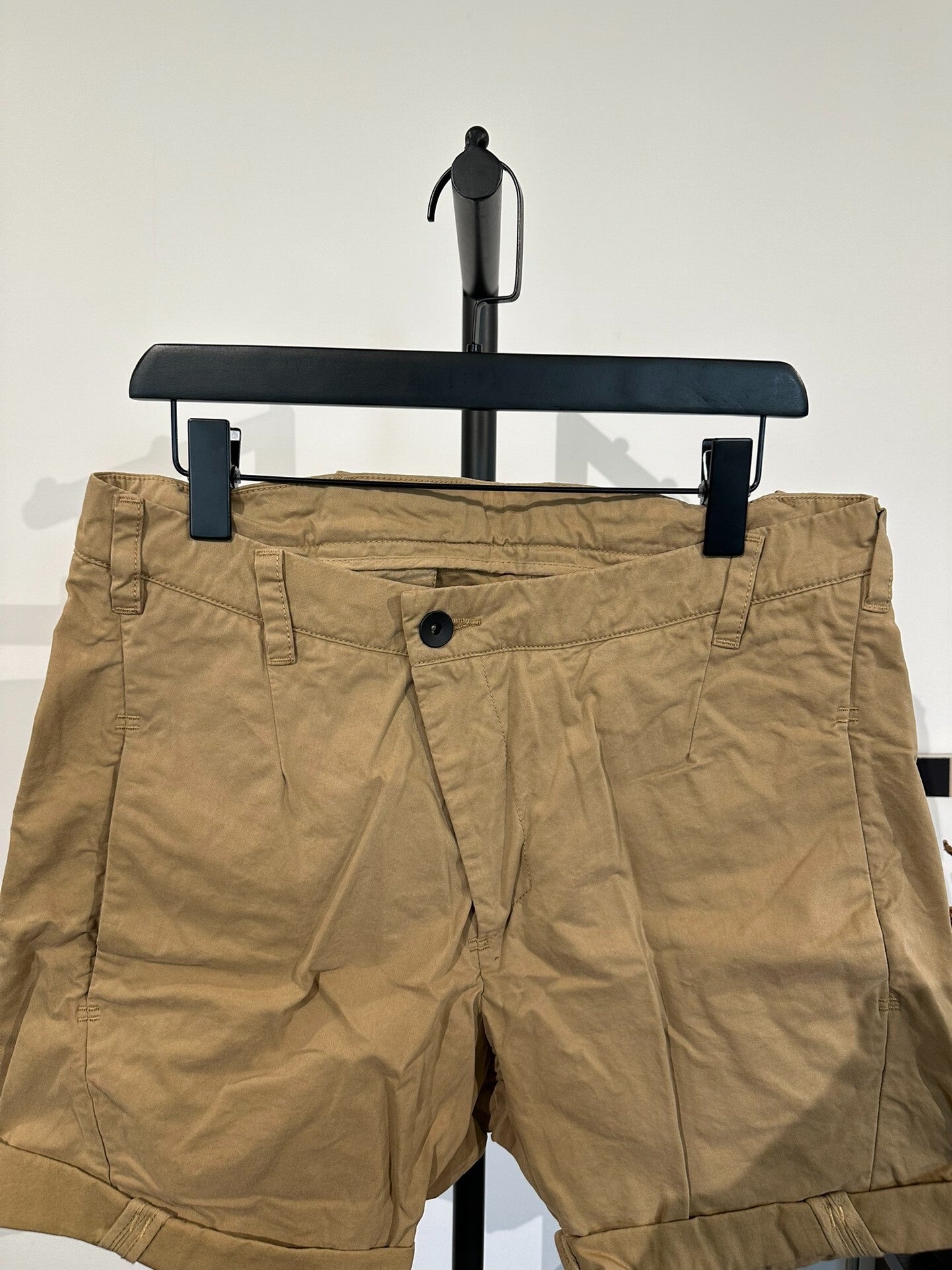 Boris Bidjan Saberi 11by bbs P5 Beige Twill Shorts
