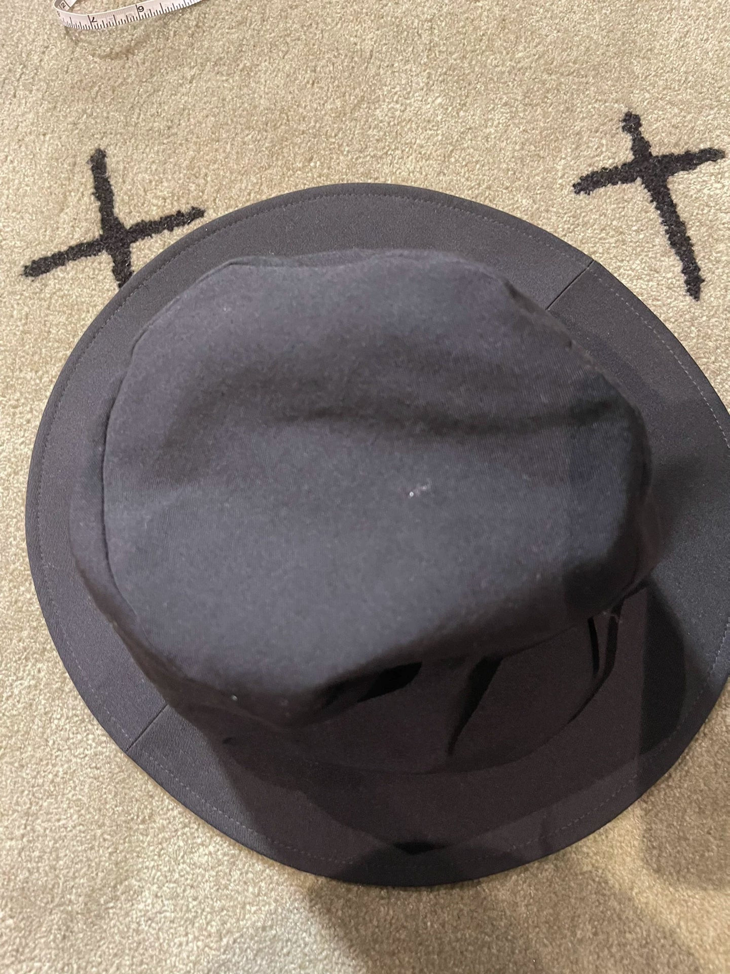 Yohji Yamamoto Main Line Black Wool Hat
