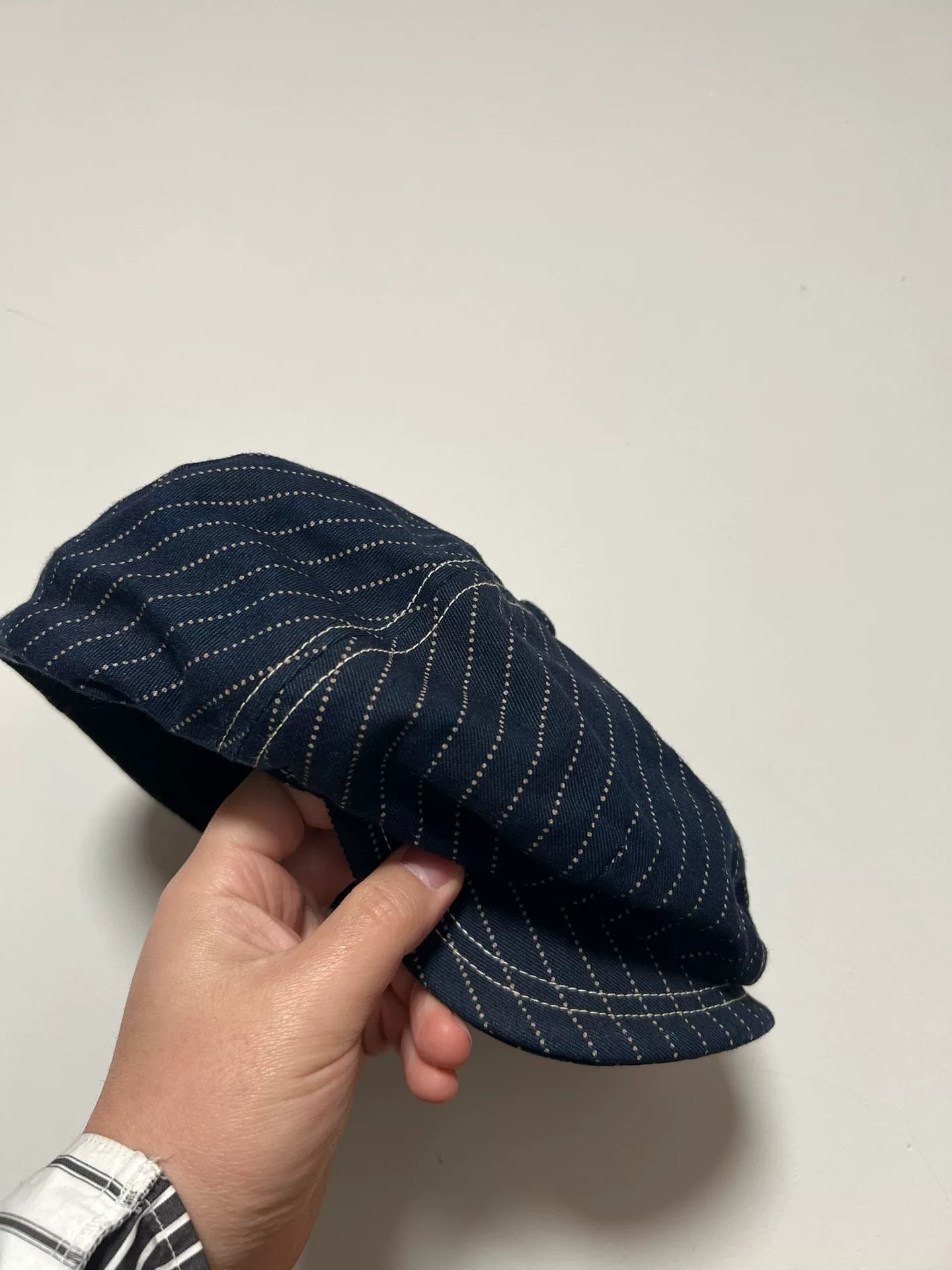 Freewheelers Discharge Print Newsboy Cap