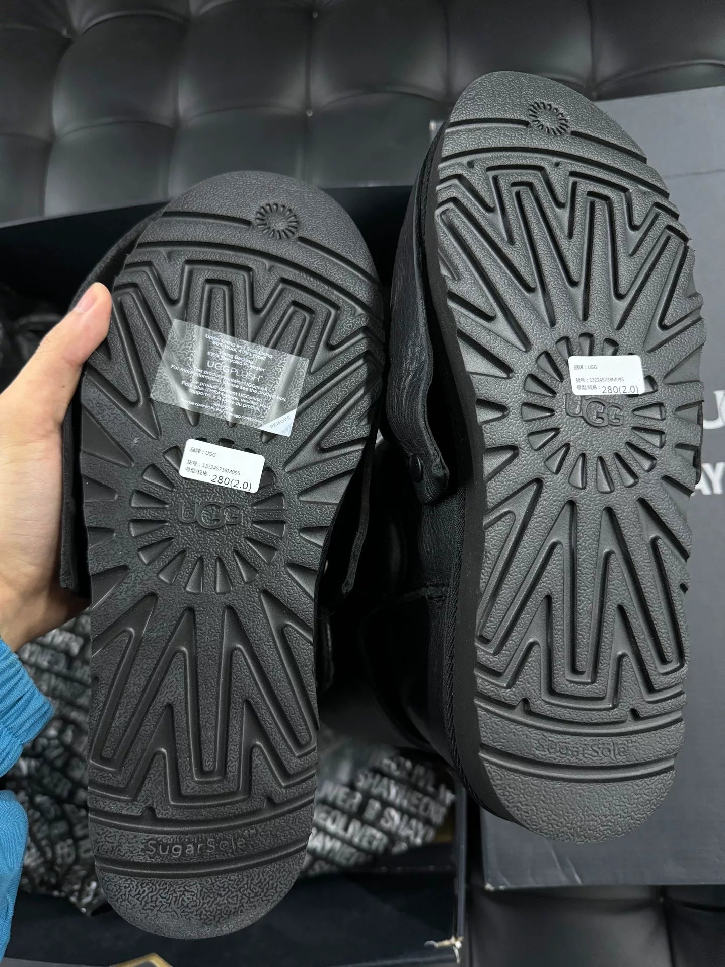 Shayne Oliver x Ugg Black Boots