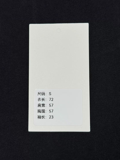 balenciaga short sleeve t-shirt with embroidery