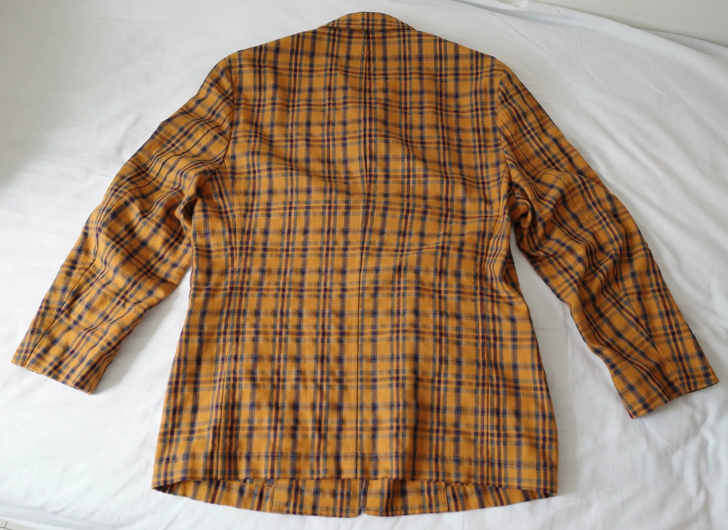 CDG Plaid Cotton Blend Jacket