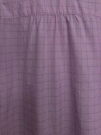 pink checkered long sleeve shirt