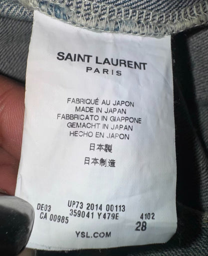 Saint Laurent SLP 14SS Distressed Jeans