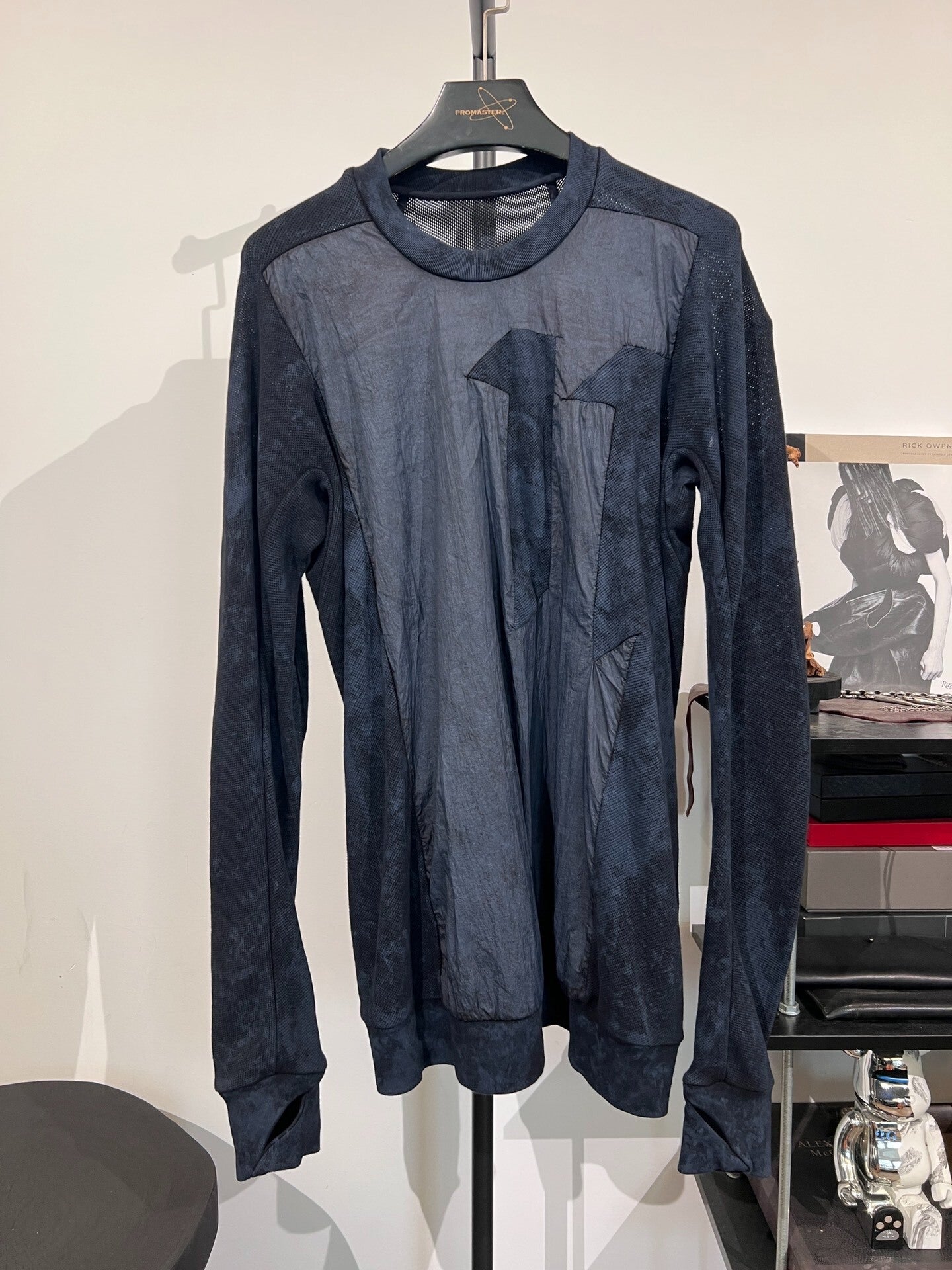 Boris Bidjan Saberi 11by BBS CR1 Mesh Splatter Sweatshirt