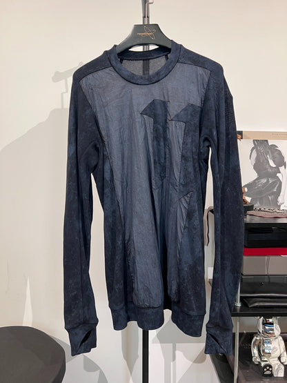 Boris Bidjan Saberi 11by BBS CR1 Mesh Splatter Sweatshirt
