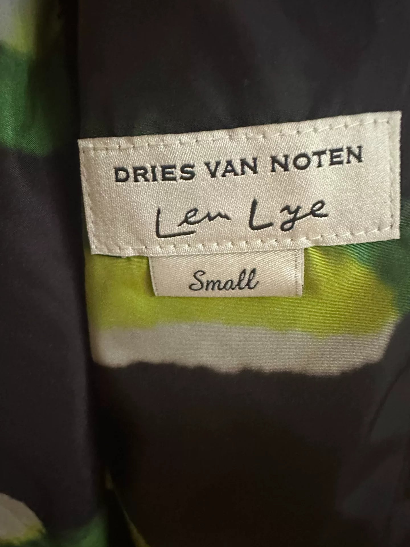 dries van noten zip-up jacket with unique design