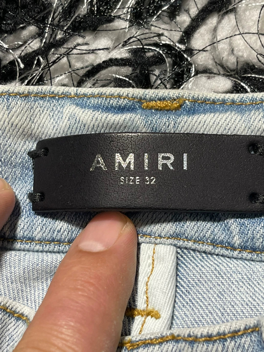 amiri mx1 distressed skinny jeans
