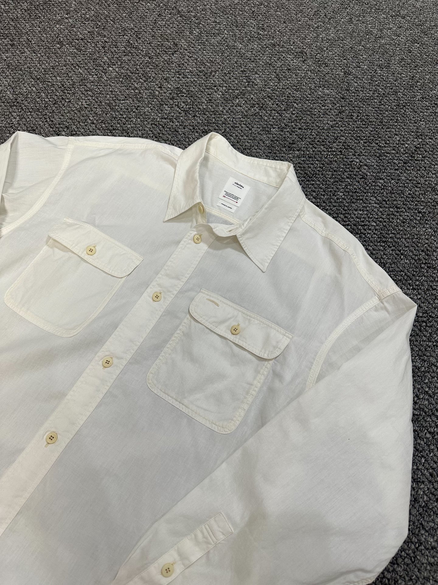 visvim Langer Chambray White Shirt