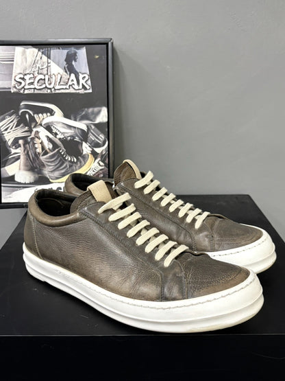 Rick Owens 20FW Low-Top Leather Sneakers