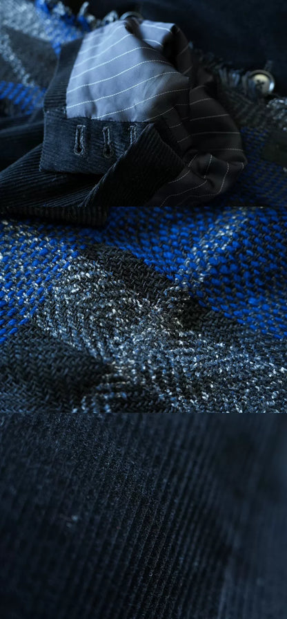 Yohji Yamamoto Corduroy Coat with Scarf