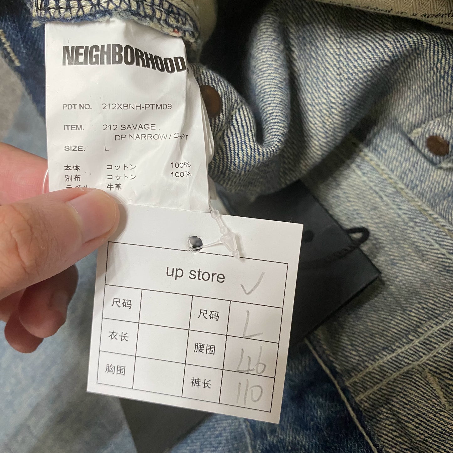 NEIGHBORHOOD 21AW Distressed Denim