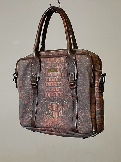 vintage 90s dragon print backpack by Gaultier