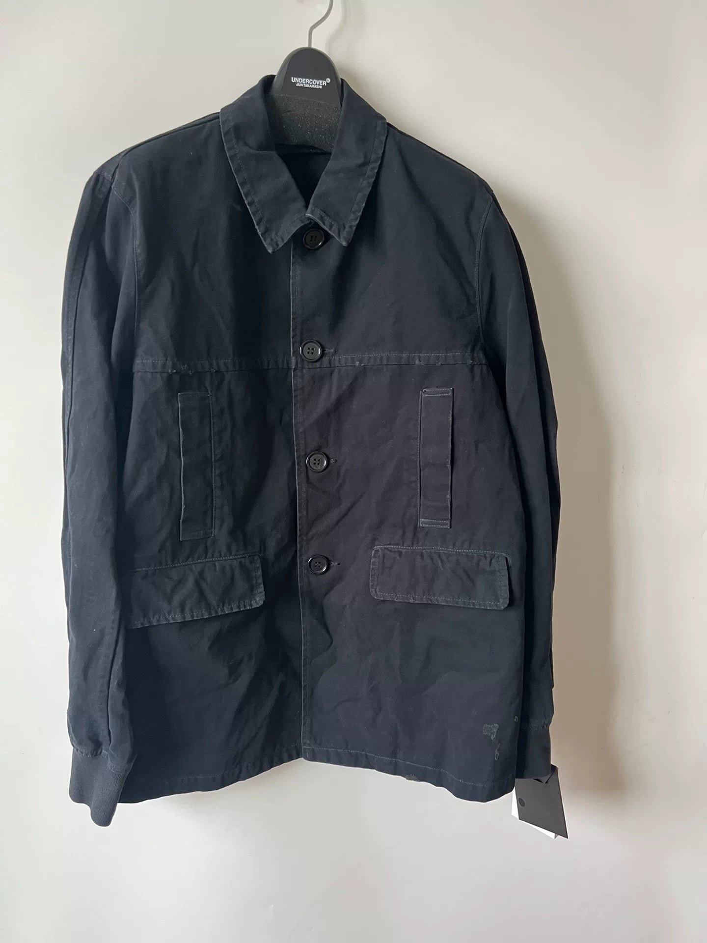 UNDERCOVER 24AW Distressed Retro Back Print Jacket