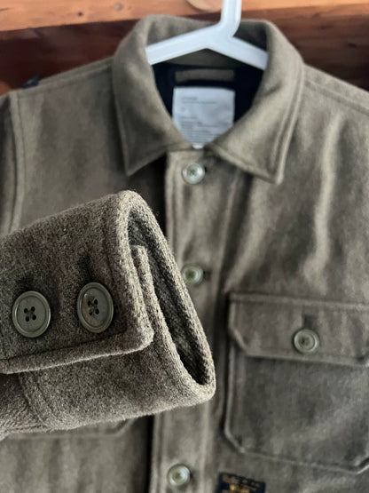 cozy wool jacket with four pockets