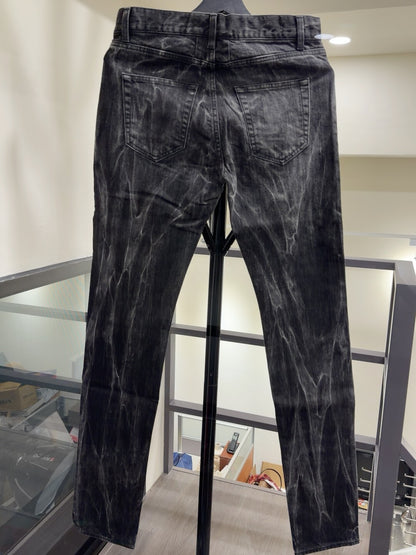 Saint Laurent Black Wave Denim Pants