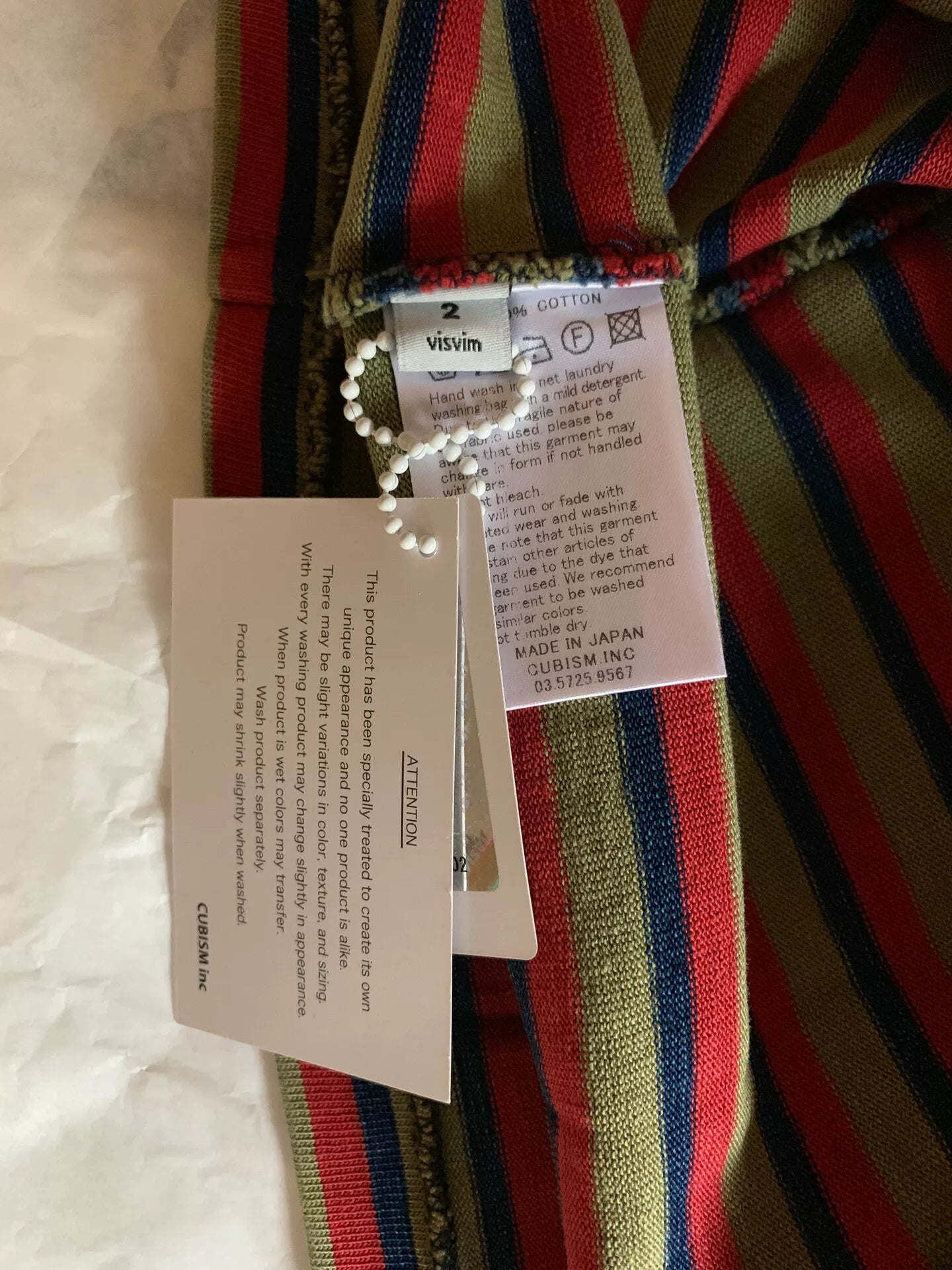 visvim trois border tee