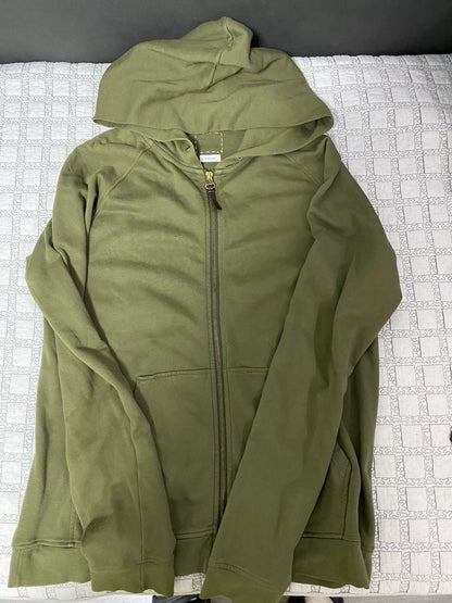 VISVIM JV LUXSIC Olive Zip-Up Hoodie