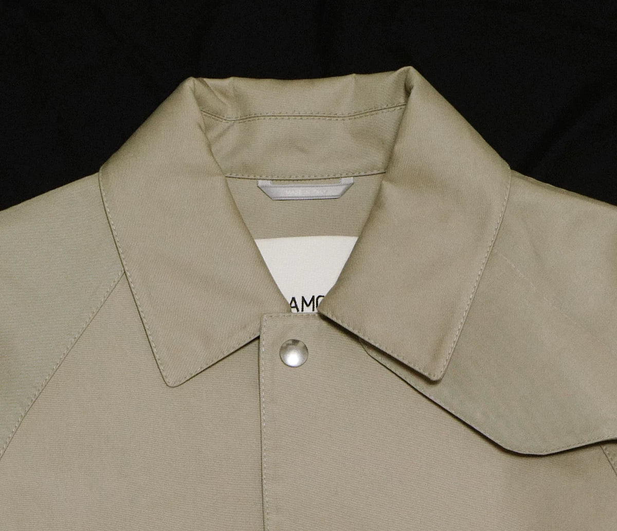 oamc midland jacket in beige color