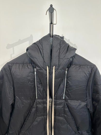 Rick Owens Mainline Mid-Length Hooded Cotton Jacket