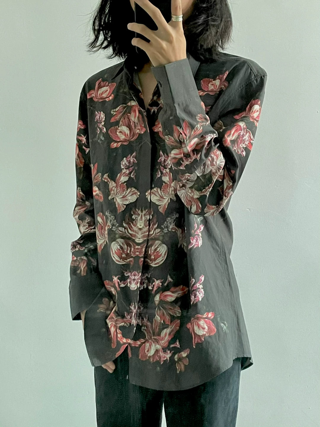 Alexander McQueen Floral Shirt F/W12 Collection