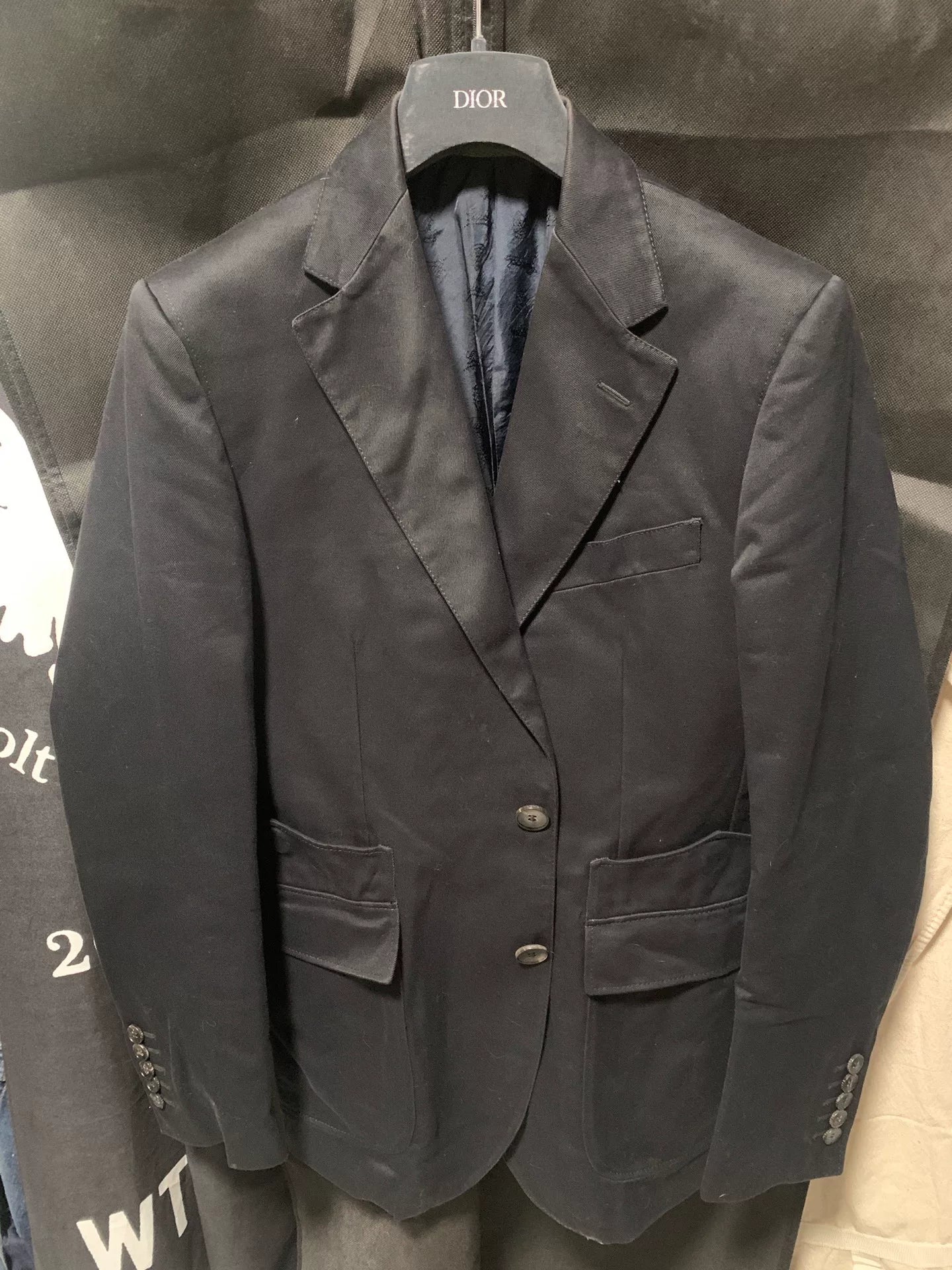 black fitted blazer size 46 by Gucci