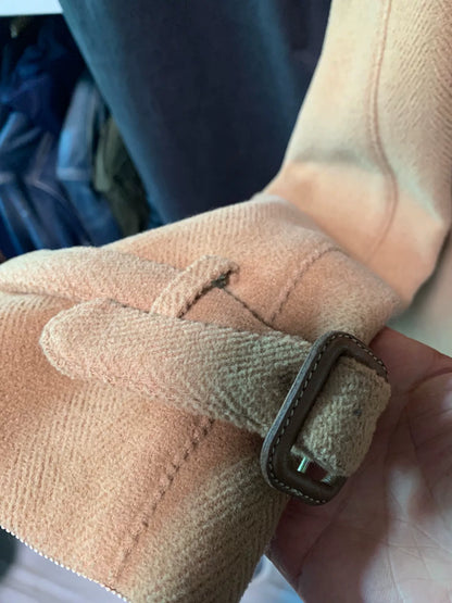 wool coat with belt for autumn winter