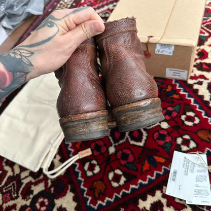 visvim ict lafayette mud-dyed boots
