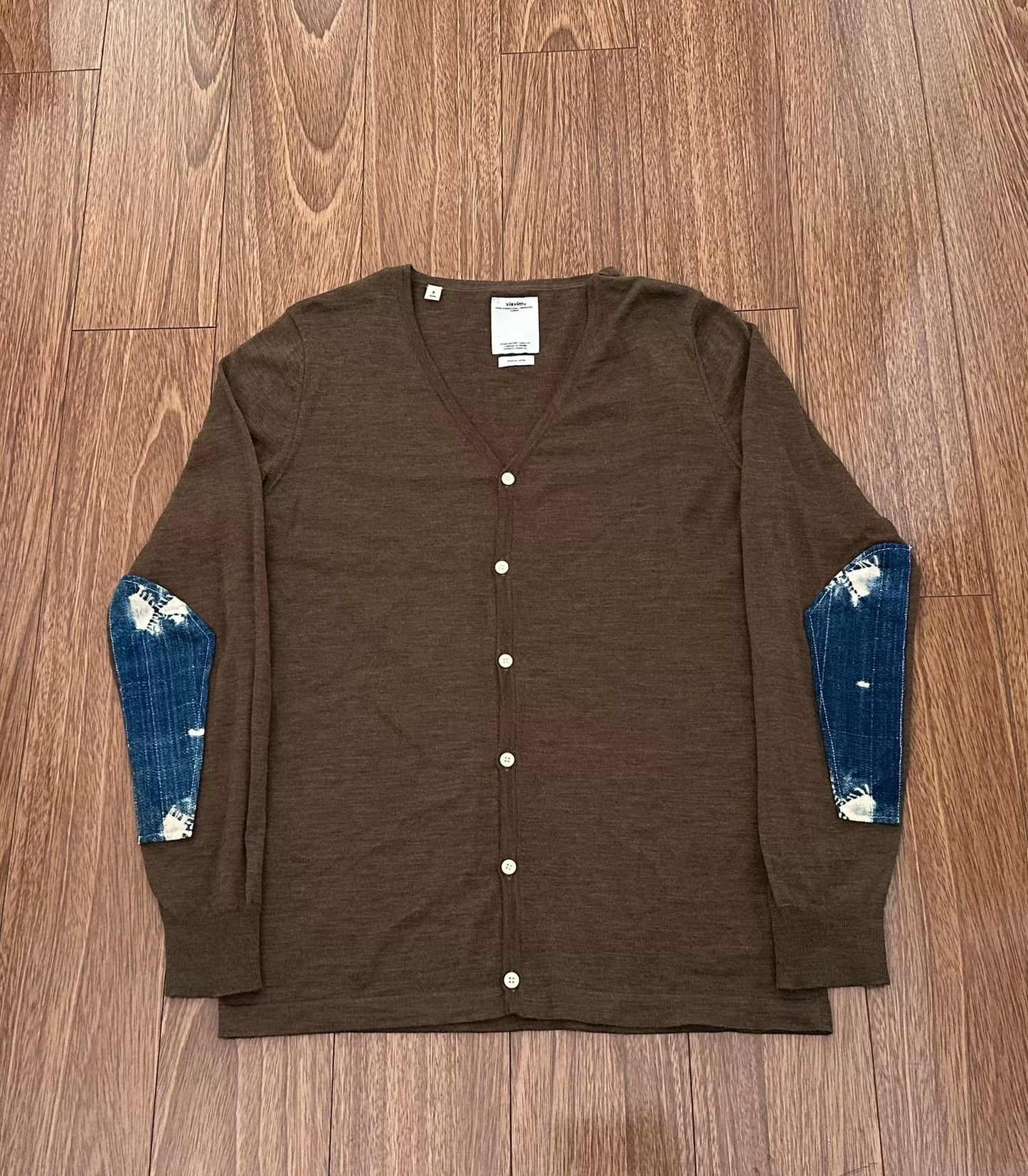 visvim kuba selmer cardigan wool sweater