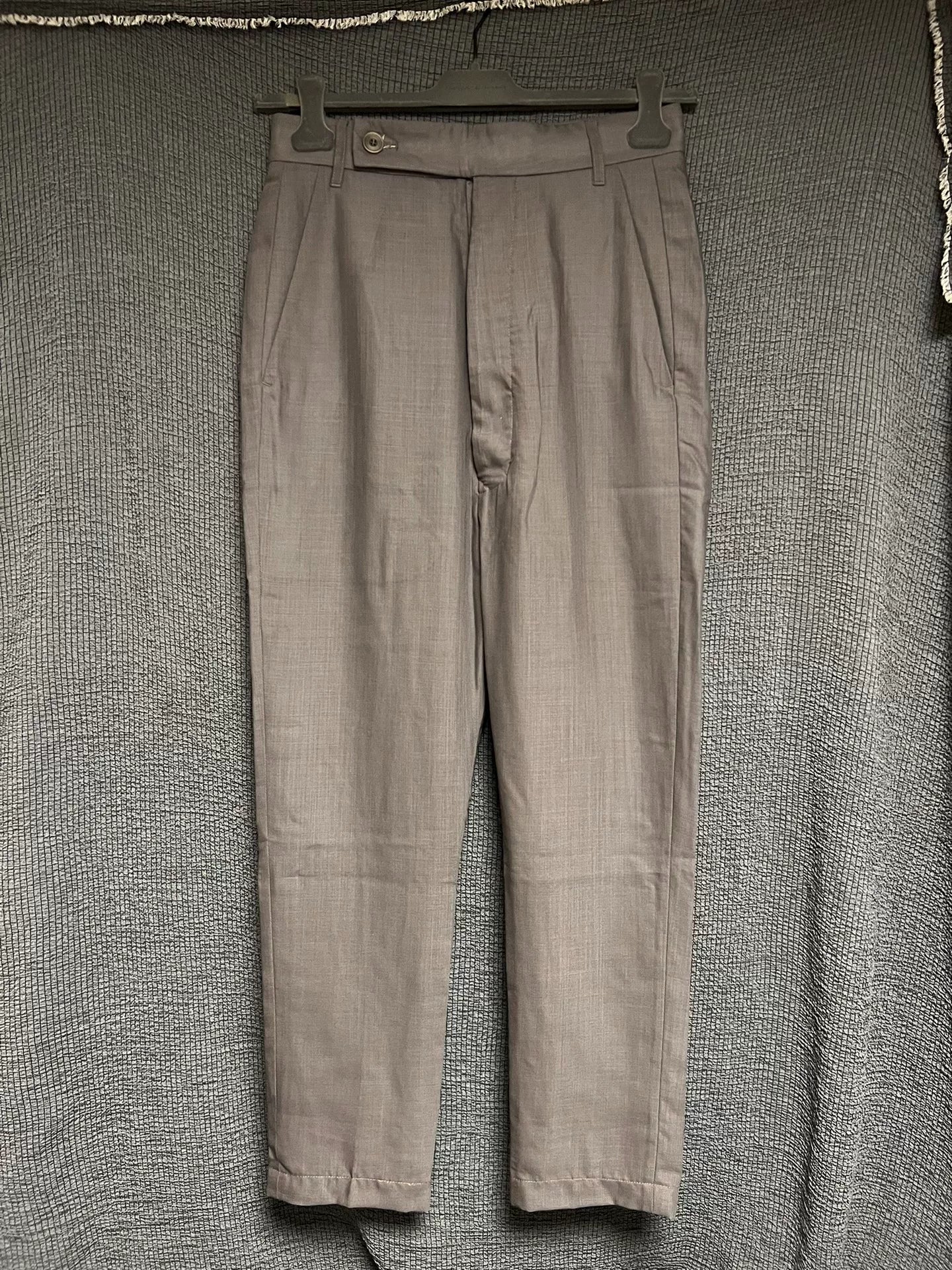 rick owens double-layer wool trousers for men