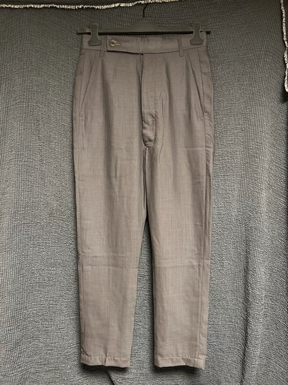 rick owens double-layer wool trousers for men