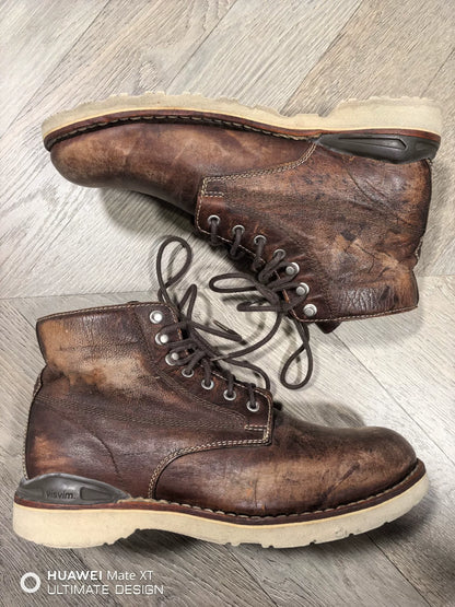visvim virgil boots in kangaroo leather