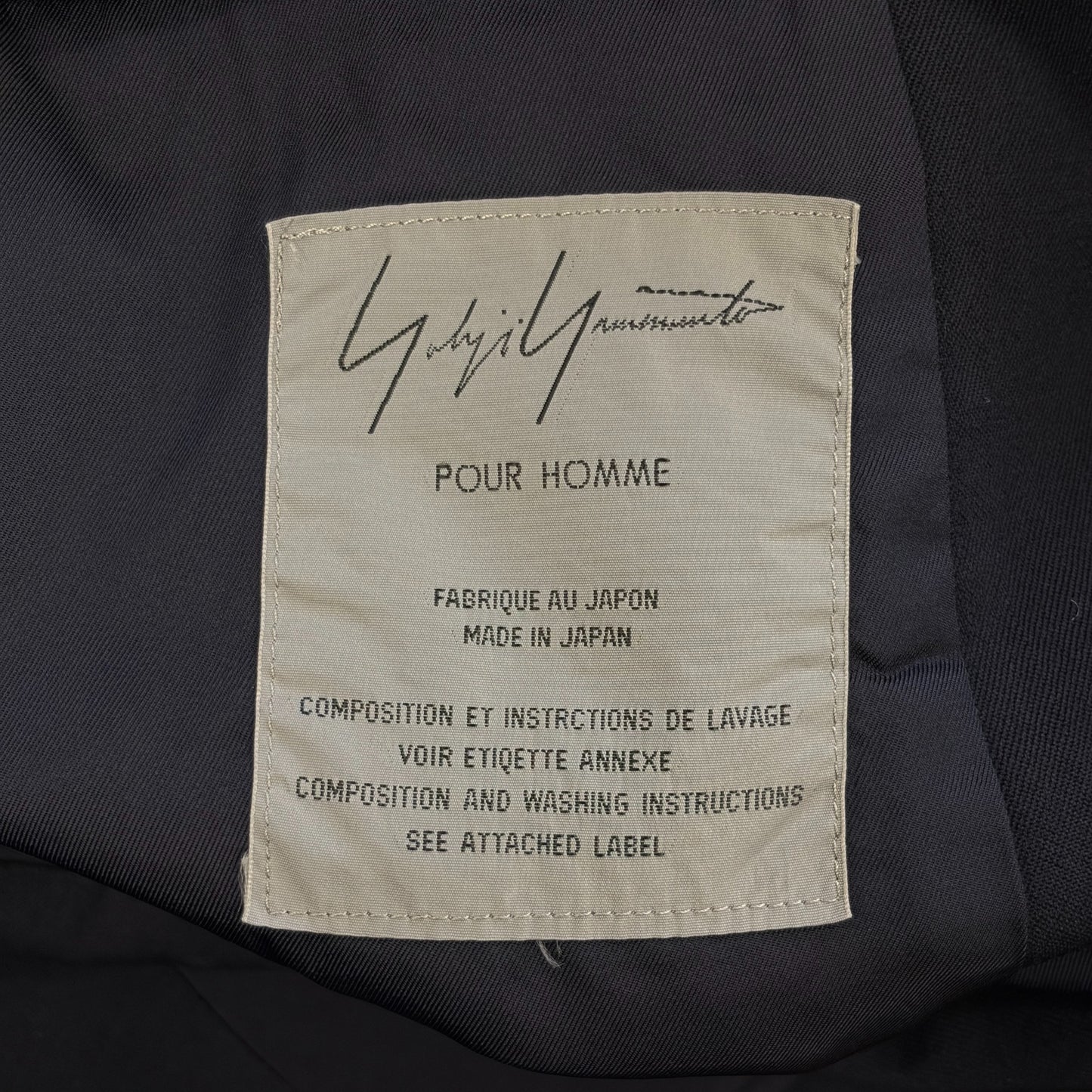 Yohji Yamamoto 93AW Reggae 4-Button Suit